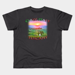 Ciao Italy TUSCANY Scenery Kids T-Shirt